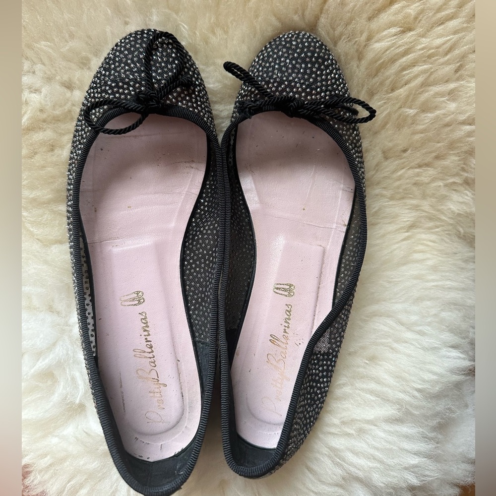 PRETTY BALLERINAS mesh pump flats